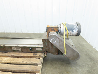 Livonia B-11 Magnetic Slide Chip Conveyor 11"W x 121"L Belt-Less 230/460V 3PH