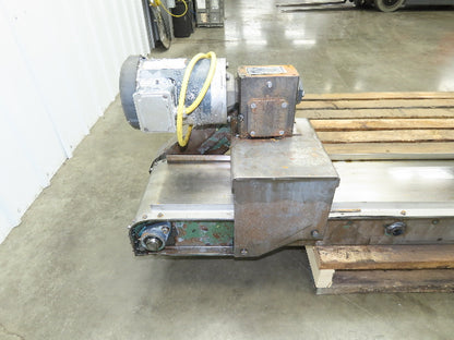 Livonia B-11 Magnetic Slide Chip Conveyor 11"W x 121"L Belt-Less 230/460V 3PH
