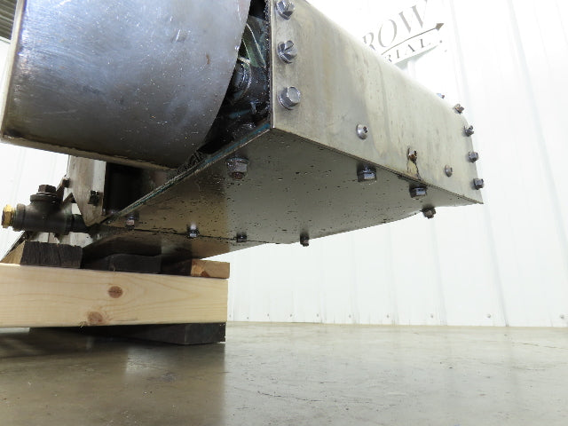 Livonia B-11 Magnetic Slide Chip Conveyor 11"W x 121"L Belt-Less 230/460V 3PH