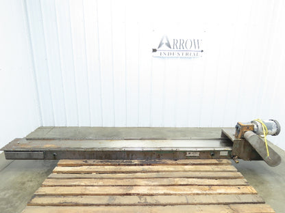 Livonia B-11 Magnetic Slide Chip Conveyor 11"W x 121"L Belt-Less 230/460V 3PH