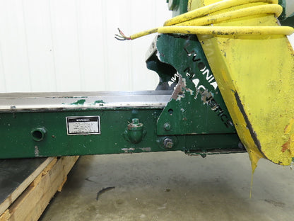 Livonia B-12 Magnetic Slide Chip Conveyor 12"W x 110"L Belt-Less 230/460V 3PH
