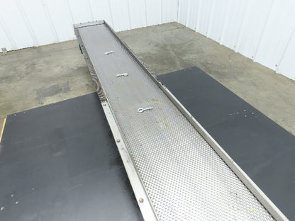 Livonia B-12 Magnetic Slide Chip Conveyor 12"W x 110"L Belt-Less 230/460V 3PH