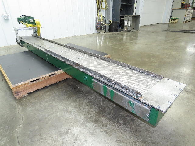 Livonia B-12 Magnetic Slide Chip Conveyor 12"W x 110"L Belt-Less 230/460V 3PH