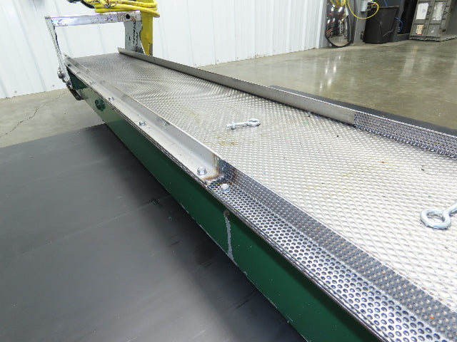 Livonia B-12 Magnetic Slide Chip Conveyor 12"W x 110"L Belt-Less 230/460V 3PH
