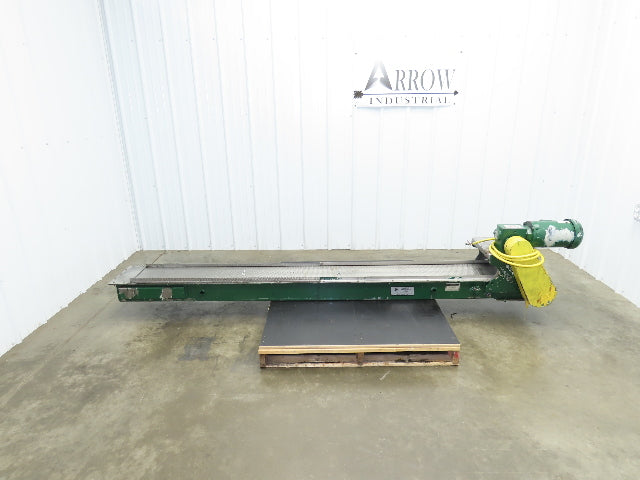 Livonia B-12 Magnetic Slide Chip Conveyor 12"W x 110"L Belt-Less 230/460V 3PH