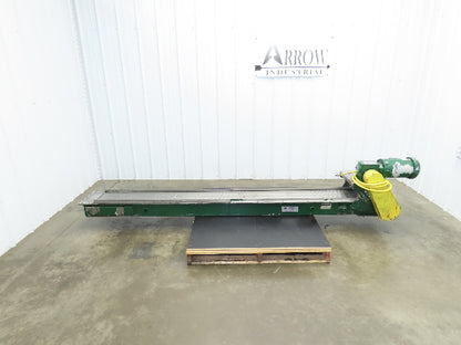 Livonia B-12 Magnetic Slide Chip Conveyor 12"W x 110"L Belt-Less 230/460V 3PH