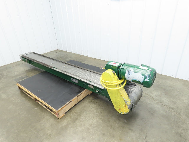 Livonia B-12 Magnetic Slide Chip Conveyor 12"W x 110"L Belt-Less 230/460V 3PH