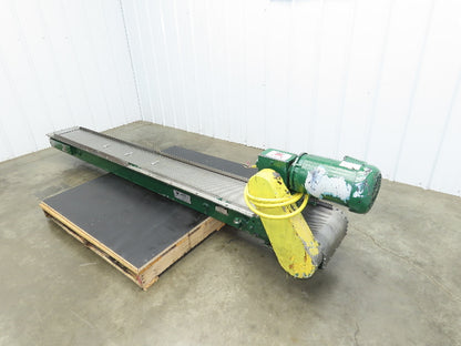 Livonia B-12 Magnetic Slide Chip Conveyor 12"W x 110"L Belt-Less 230/460V 3PH
