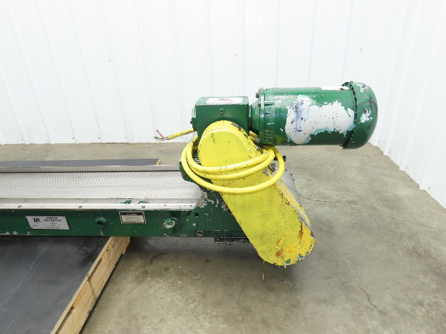 Livonia B-12 Magnetic Slide Chip Conveyor 12"W x 110"L Belt-Less 230/460V 3PH