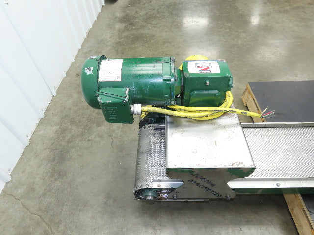 Livonia B-12 Magnetic Slide Chip Conveyor 12"W x 110"L Belt-Less 230/460V 3PH