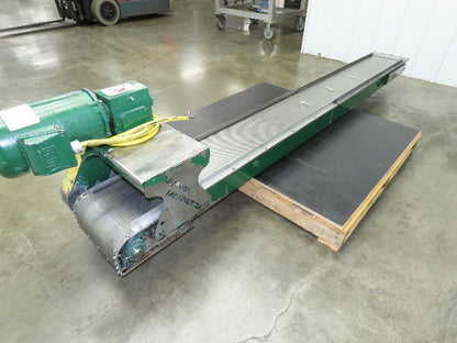 Livonia B-12 Magnetic Slide Chip Conveyor 12"W x 110"L Belt-Less 230/460V 3PH