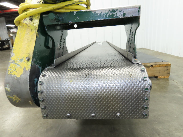 Livonia B-12 Magnetic Slide Chip Conveyor 12"W x 110"L Belt-Less 230/460V 3PH