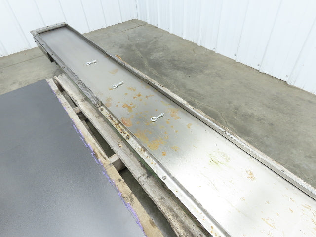 Livonia B-12 Magnetic Slide Chip Conveyor 12"W x 109"L Belt-Less 230/460V 3PH