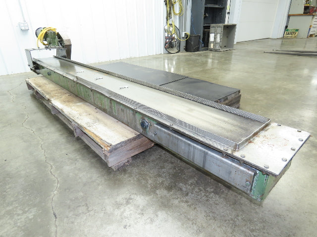 Livonia B-12 Magnetic Slide Chip Conveyor 12"W x 109"L Belt-Less 230/460V 3PH