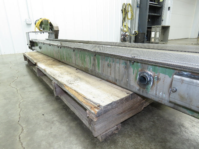 Livonia B-12 Magnetic Slide Chip Conveyor 12"W x 109"L Belt-Less 230/460V 3PH