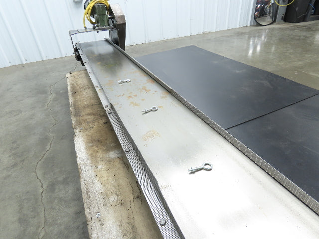 Livonia B-12 Magnetic Slide Chip Conveyor 12"W x 109"L Belt-Less 230/460V 3PH