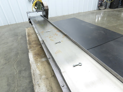 Livonia B-12 Magnetic Slide Chip Conveyor 12"W x 109"L Belt-Less 230/460V 3PH