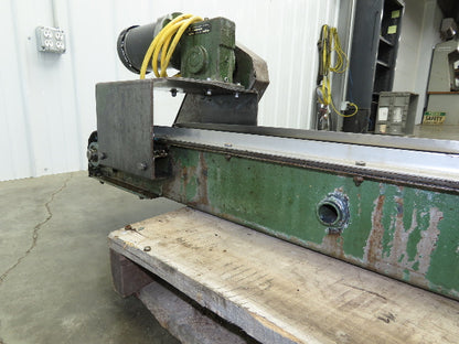 Livonia B-12 Magnetic Slide Chip Conveyor 12"W x 109"L Belt-Less 230/460V 3PH