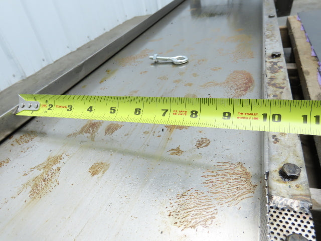 Livonia B-12 Magnetic Slide Chip Conveyor 12"W x 109"L Belt-Less 230/460V 3PH