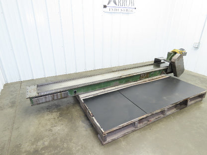 Livonia B-12 Magnetic Slide Chip Conveyor 12"W x 109"L Belt-Less 230/460V 3PH