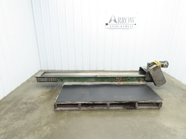 Livonia B-12 Magnetic Slide Chip Conveyor 12"W x 109"L Belt-Less 230/460V 3PH