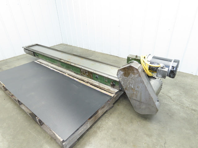 Livonia B-12 Magnetic Slide Chip Conveyor 12"W x 109"L Belt-Less 230/460V 3PH
