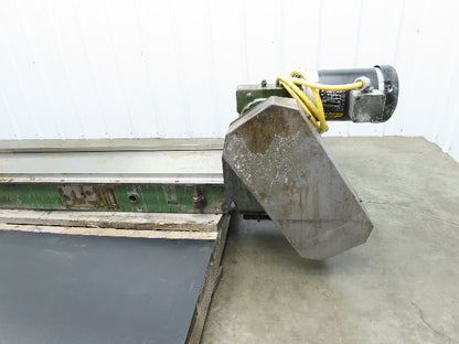 Livonia B-12 Magnetic Slide Chip Conveyor 12"W x 109"L Belt-Less 230/460V 3PH