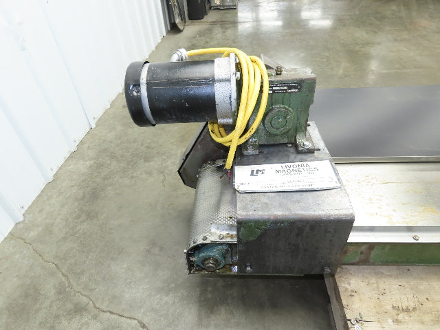 Livonia B-12 Magnetic Slide Chip Conveyor 12"W x 109"L Belt-Less 230/460V 3PH