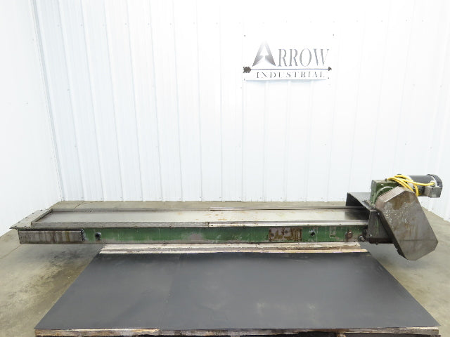 Livonia B-12 Magnetic Slide Chip Conveyor 12"W x 109"L Belt-Less 230/460V 3PH