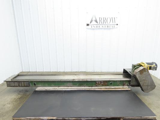 Livonia B-12 Magnetic Slide Chip Conveyor 12"W x 109"L Belt-Less 230/460V 3PH