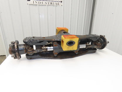 Linde E32CL Forklift Rear 5 Lug Axle Dual Hydraulic Steering Assembly