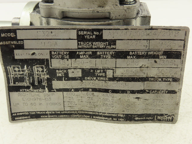 Linde 000 981 04 60 Forklift Hydraulic Gear Pump Removed From E32CL