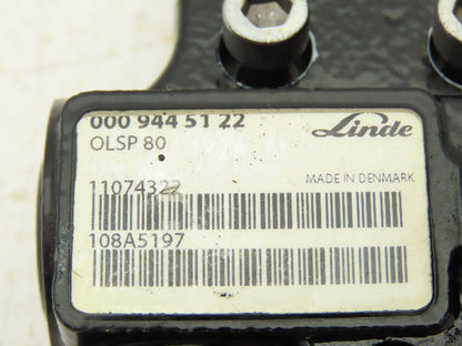 Linde 000 944 51 22 Forklift Hydraulic Pump Valve OLSP 80 Removed From E32CL
