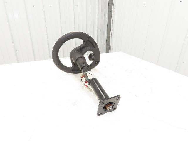 Linde 12855421000 Forklift Steering Wheel & Column W/Horn Removed From E32CL