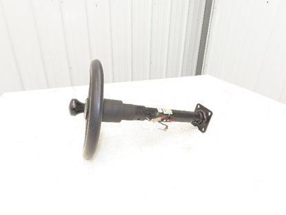 Linde 12855421000 Forklift Steering Wheel & Column W/Horn Removed From E32CL