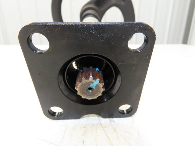 Linde 12855421000 Forklift Steering Wheel & Column W/Horn Removed From E32CL
