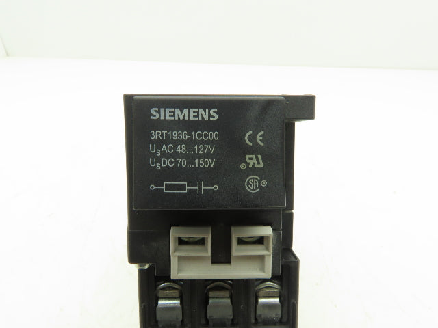Siemens 3RB2036-1UB0 Motor Protection Overload relay 12.5-50A w/40A Contactor