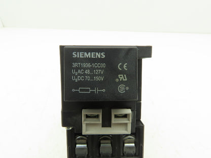 Siemens 3RB2036-1UB0 Motor Protection Overload relay 12.5-50A w/40A Contactor