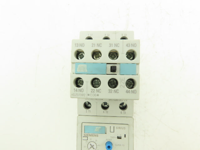 Siemens 3RB2036-1UB0 Motor Protection Overload relay 12.5-50A w/40A Contactor