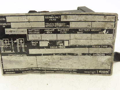 Linde 0009732997 Forklift Forward Reverse Selector Directional Switch Off E32CL