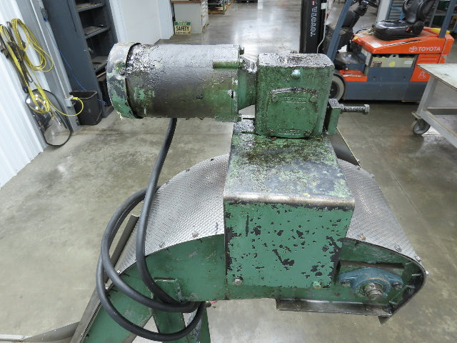 Livonia B-11 11"W x 73"L Magnetic Incline Chip Conveyor 38" Discharge 230/460V