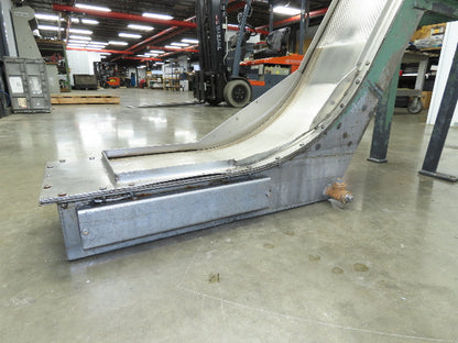 Livonia B-11 11"W x 73"L Magnetic Incline Chip Conveyor 38" Discharge 230/460V