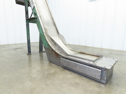 Livonia B-11 11"W x 73"L Magnetic Incline Chip Conveyor 38" Discharge 230/460V