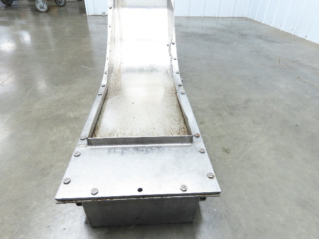 Livonia B-11 11"W x 73"L Magnetic Incline Chip Conveyor 38" Discharge 230/460V