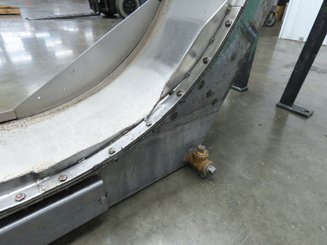 Livonia B-11 11"W x 73"L Magnetic Incline Chip Conveyor 38" Discharge 230/460V