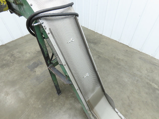 Livonia B-11 11"W x 73"L Magnetic Incline Chip Conveyor 38" Discharge 230/460V