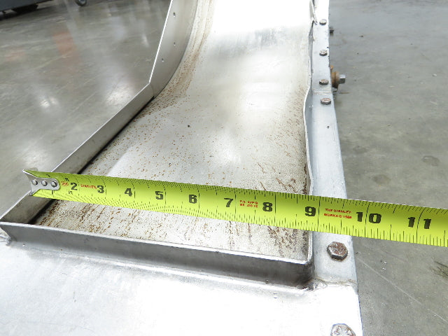 Livonia B-11 11"W x 73"L Magnetic Incline Chip Conveyor 38" Discharge 230/460V
