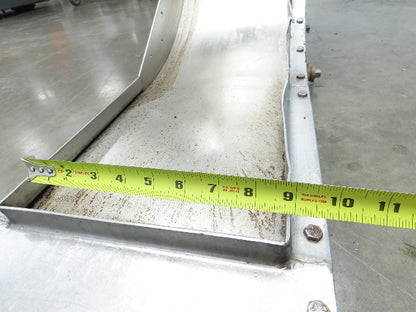 Livonia B-11 11"W x 73"L Magnetic Incline Chip Conveyor 38" Discharge 230/460V