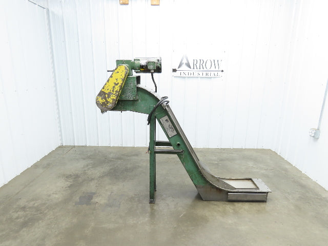 Livonia B-11 11"W x 73"L Magnetic Incline Chip Conveyor 38" Discharge 230/460V