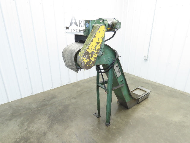 Livonia B-11 11"W x 73"L Magnetic Incline Chip Conveyor 38" Discharge 230/460V